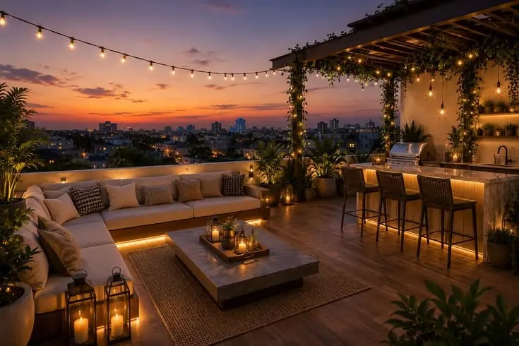 Terrace Garden Makeover Delhi